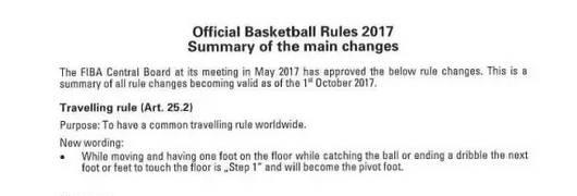 nba可以4步上篮吗 四步上篮不再违规｜FIBA篮球新规(1)
