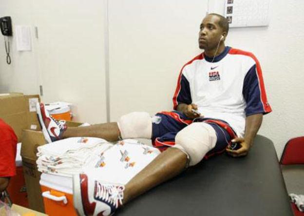 nba球星用什么冰敷袋 NBA球员如何保护膝盖(3)