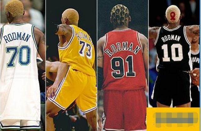 nba谁的号码换的多 NBA哪个球星换的号码最多(3)