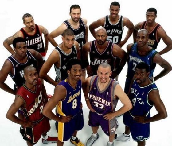 nba球员聚在一起123hoo NBA有史以来最佳123阵怎么排(1)