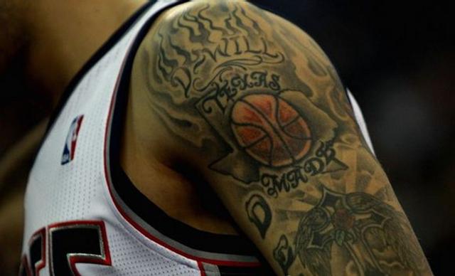nba有多少球员有纹身 NBA十大球星的纹身(5)
