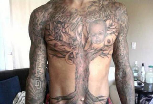 nba有多少球员有纹身 NBA十大球星的纹身(7)