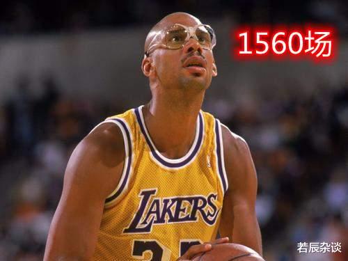 NBA常规赛总出场数超1600有多难，历史仅一人堪称铁人之王，乔詹科无缘(10)