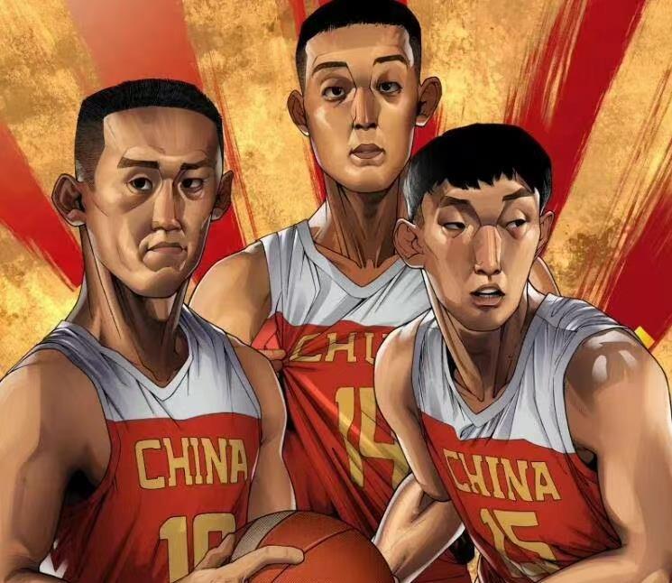 中国男篮亚洲杯海报惹争议，日本画家有丑化嫌疑，大名单逐渐清晰(1)