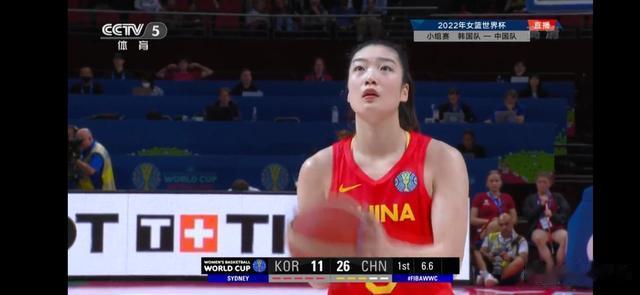 中国女篮世界杯开门红63分赢韩国(2)