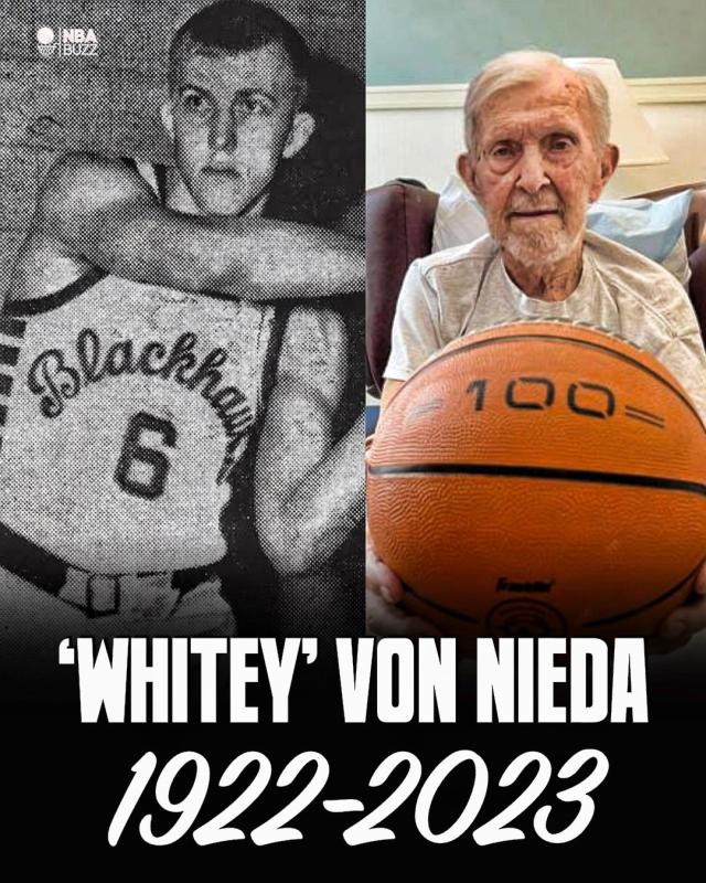 最年长前NBA球员离世 享年101岁(1)