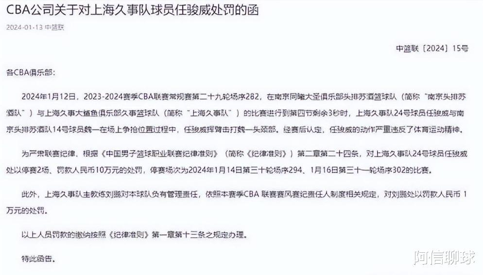 CBA又一个人被罚款了10万，西热力江为队员喊话，姚明也积极回应(4)