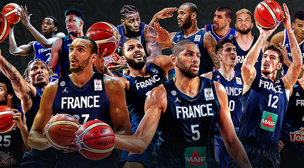 2019年9月3日法国男篮VS约旦男篮全场回放，录像在线观看，全场集锦