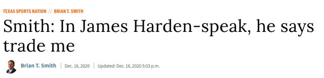 休城专家解读哈登首度开口：他仍想被交易越快越好，离队闹剧只是开始(2)