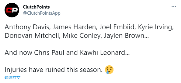 NBA官方回应詹姆斯！里弗斯调侃全年没受伤，美媒：伤病毁了季后赛(6)