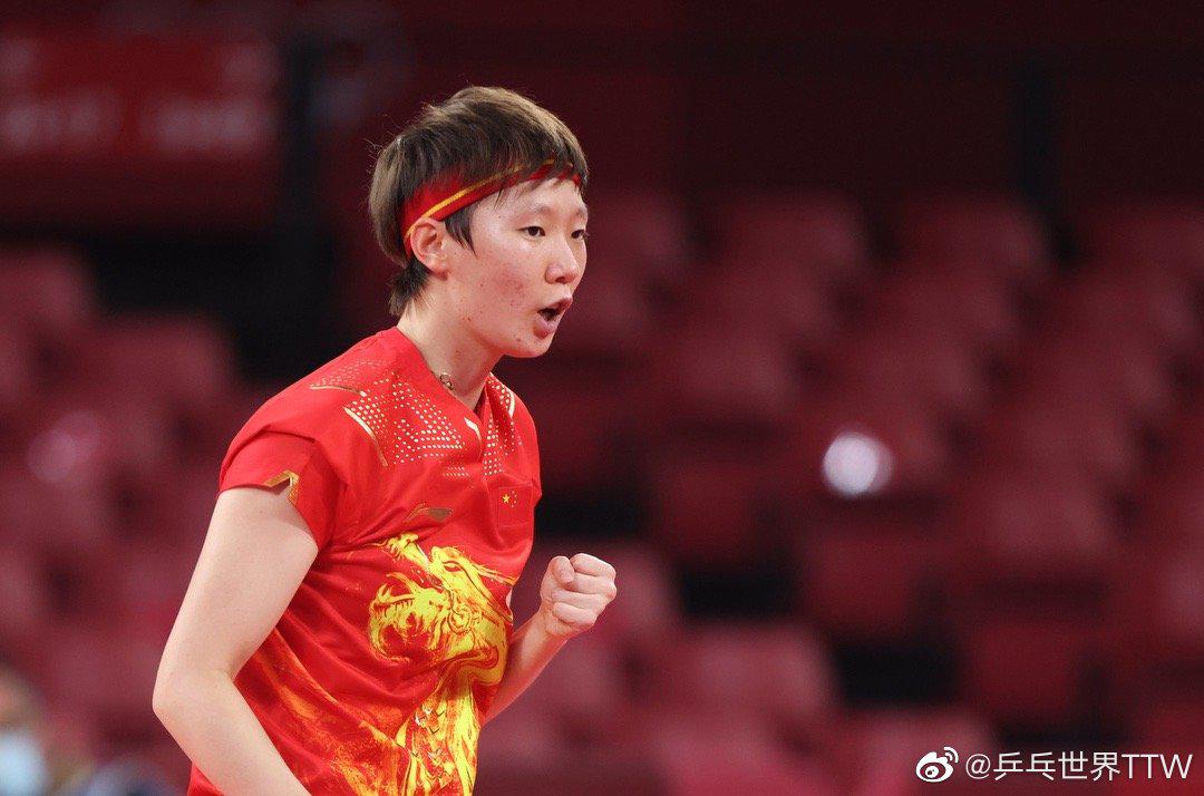 女乒新三剑客闪耀奥运会，全是伊藤克星，对手被横扫找中国队合影(2)