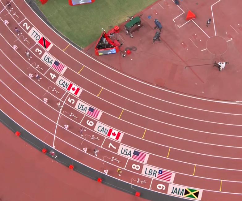 新200米飞人！加拿大选手19秒62夺冠，一人击败美国队3位选手(1)
