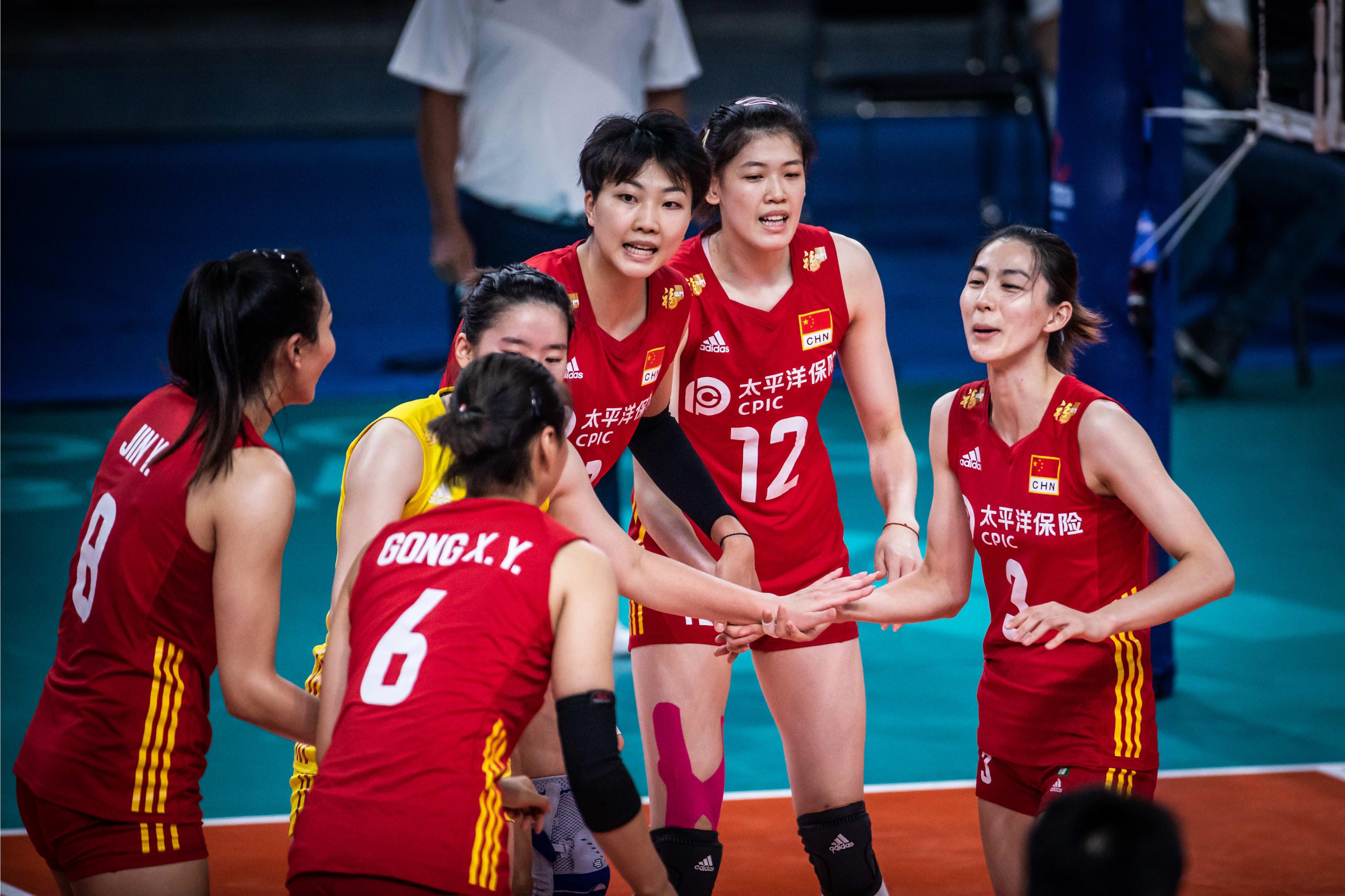 李盈莹23分中国女排3比1击败韩国，8胜4负暂第四，顺利晋级总决赛(3)