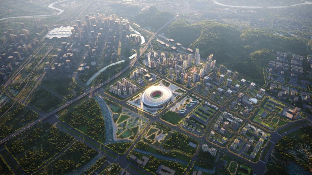 莲花变牙雕！广州足球公园新设计方案出炉，将成全国最大专业球场(2)