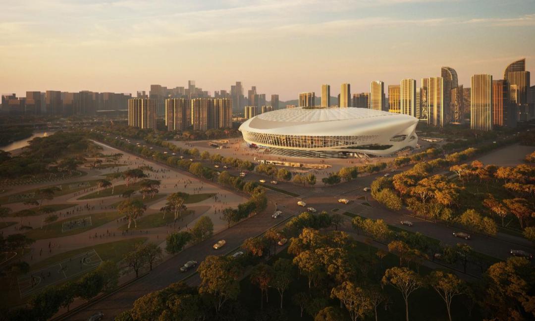 莲花变牙雕！广州足球公园新设计方案出炉，将成全国最大专业球场(3)