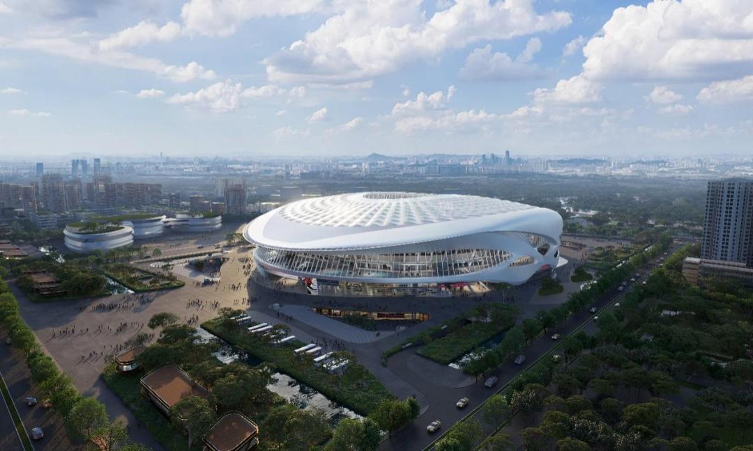 莲花变牙雕！广州足球公园新设计方案出炉，将成全国最大专业球场(5)