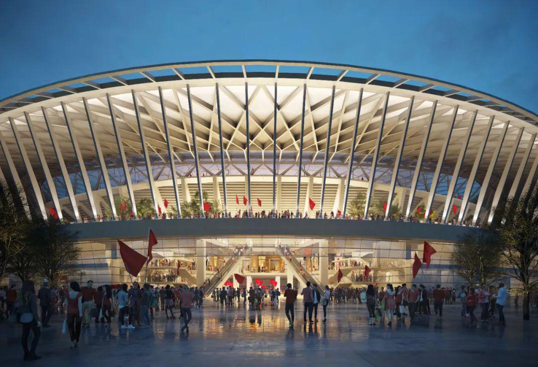 莲花变牙雕！广州足球公园新设计方案出炉，将成全国最大专业球场(8)