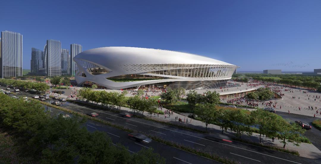 莲花变牙雕！广州足球公园新设计方案出炉，将成全国最大专业球场(9)
