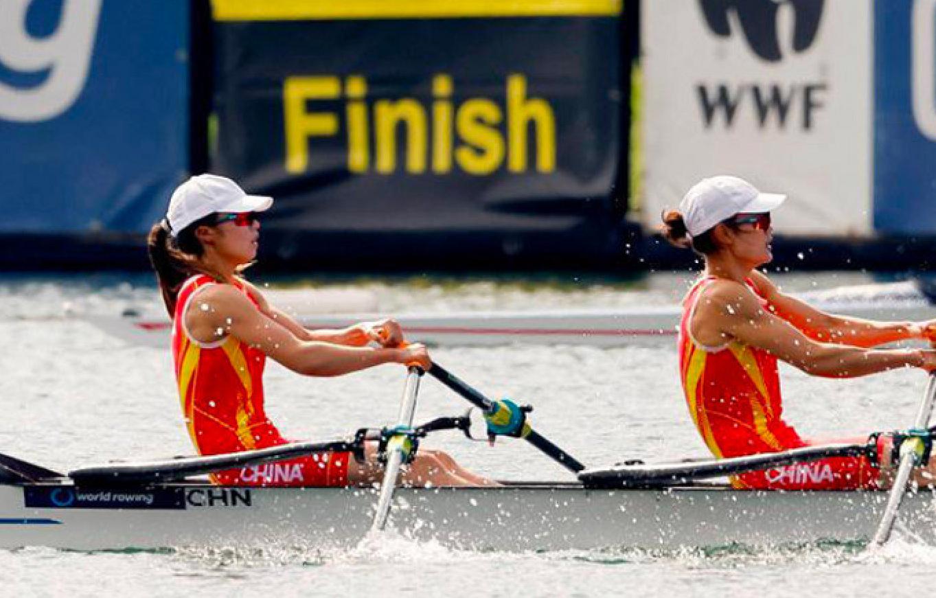 亚运首金诞生！中国组合勇夺女子双桨冠军，杭州姑娘兑现承诺(1)
