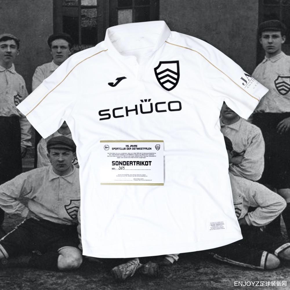 比勒菲尔德俱乐部成立115周年限量球衣发布(3)