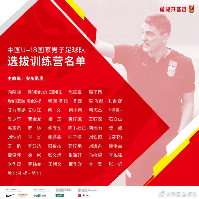 为备战U20亚洲杯预选赛, U18男足云南集训(1)