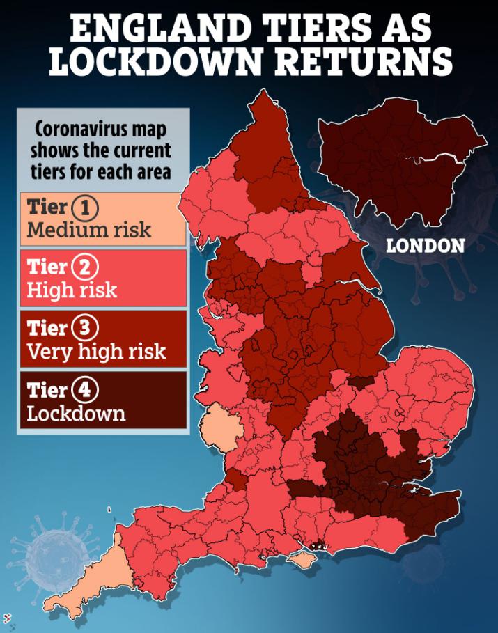 英国伦敦中超 英国伦敦防疫手段升至4级封锁近30万人逃离(4)