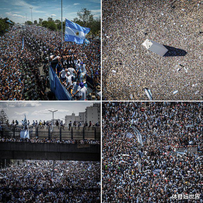 阿根廷夺冠游行有多夸张？参加的民众比克罗地亚全国人口还要多(2)