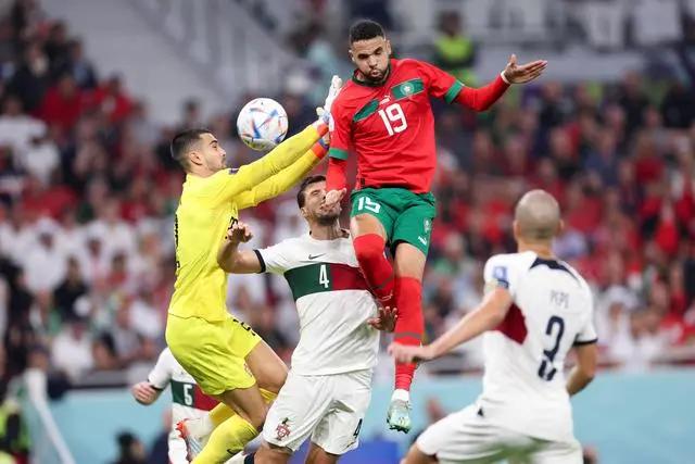 重温卡塔尔世界杯，C罗告别之战，摩洛哥淘汰葡萄牙！(1)