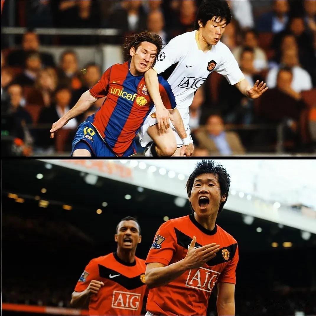 2005年6月，朴智成成为第一个参加英超联赛的韩国球员。当时很多曼联球迷认为他的(1)