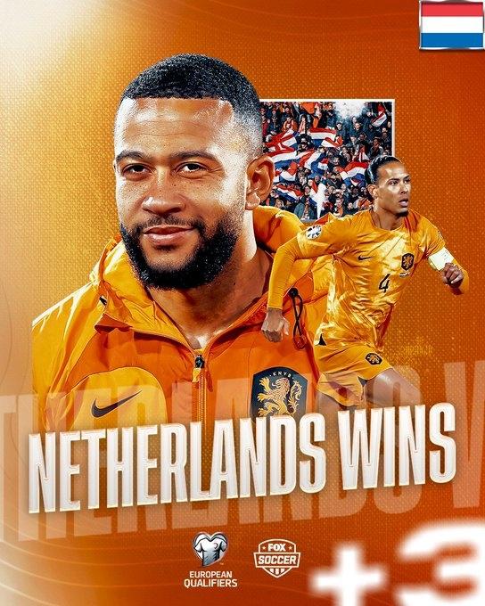 荷兰3-0直布罗陀全场数据：射门数50-0，控球率81-19欧洲杯预选赛B组，荷(1)