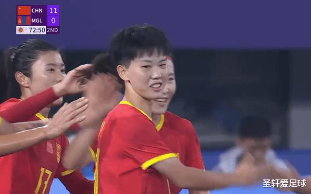 16-0！陈婉婷弟子创纪录，上演头球破门，帮助中国女足迎来首胜(5)