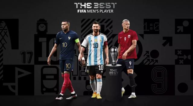 世界足球先生3人候选：哈兰德、姆巴佩、梅西(1)